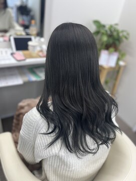 シャルムパリス(charme paris) 暗髪　アッシュグレー　透明感カラー　艶カラー