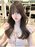 レイヤーカット/韓国ヘア/くびれヘア/小顔/大人ガーリー