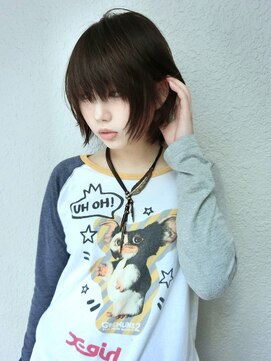 ノラ シブヤ(NORA) ★ショートレイヤーショートウルフあのちゃん綾波レイウルフ