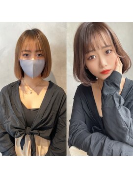 オモチャ(OMOCHA) ナチュラルで透明感あふれるボブ