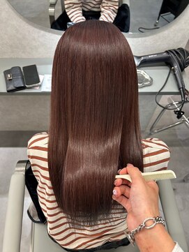 ニュイ 高槻 阪急茨木店(nui) 着物ヘア/大人ガーリー/ダークアッシュ/似合わせカット/茨木