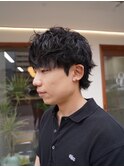 メンズパーマニュアンスパーマ刈り上げメンズパーマ
