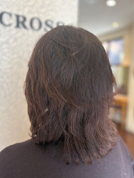 クロス(CROSS) 白髪染め/ひし形/50代・60代/ミセスヘア