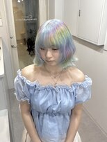 シェイロ(Cielro)&nbsp;プリズムレインボーカラー×水色カラー