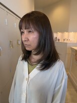 サラ ビューティー サイト 古賀店(SARA Beauty Sight)&nbsp;【レイヤーカット】オリーブ/透明感/髪質改善/白髪ぼかし
