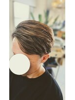 オッジ ヘアー 深谷店(Oggi Hair)&nbsp;メンズツーブロ　ハイライト　　8月