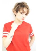 Coast.ショートボブ×ツーブロック×ブロンドグラデーション★