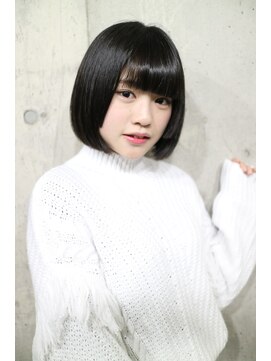 サロンドミルク 原宿(salon de MiLK) 【salon de MiLK 原宿】透け感&姫カットボブ
