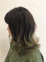 ルクール 東三条店(Le Coeur)&nbsp;グラデーションカラー/ハイトーンカラー/カーキベージュ/20代