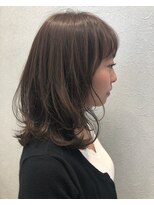 エムサロン 前橋川原(emusalon)&nbsp;グレージュ×ミディアムレイヤー