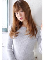 グランアージュ 池袋東口店(grandage)&nbsp;【grandage池袋東口】羽バング ×内巻きワンカール　ストレート