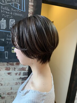 ヘアー アイス カンナ(HAIR ICI Canna) センシュアルショート×コンパクト×束感