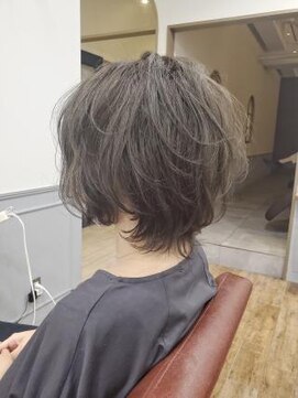 グランシュ 青葉台店(GranCieux) ショートボブ×グレージュパーマスタイル☆