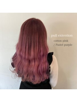 ヴァンクラウドコウベ(VENT CLOUD KOBE) 大人気◆＃ピンク＃ロング＃プルエクステ＃カラー＃神戸美容室