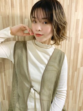 ブゾン(buZon) 【buZonブゾン】ウェーブボブ×シャドールーツ