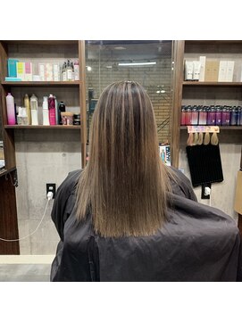 ラフ(LAFF) #黒髪#ボブルフ#ネビージュ#小顔#ワンレン