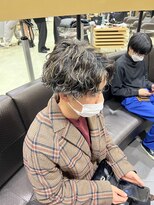 ゼスト 吉祥寺店(ZEST)&nbsp;波巻きパーマ×ハイライト　【松原可奈】