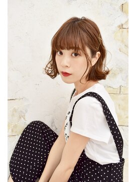 アクティブ 梅島店(Active) ボブ/ベージュカラー/外ハネ