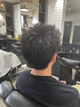 ボルド(MEN'S HAIR SALON BORDO) 刈り上げ無しザクザクショート