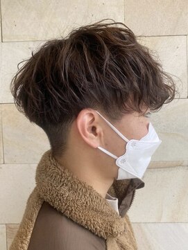 フォレスト ヒル Forest Hill by Genitore メンズ/アーモンドブラウン/ツーブロックマッシュ