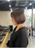大人可愛い20代30代40代◎イメチェン似合わせカット丸みボブ