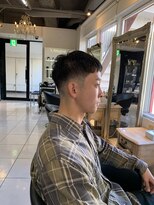 アイズ 海老名(AIZU)&nbsp;クロップスタイルフェードカット骨格矯正カットメンズカット