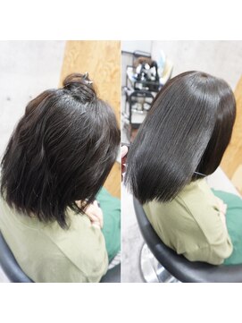 ヘアテリア リュウ 大塚(hair teria ryu) 縮毛矯正/髪質改善/艶髪ストレート
