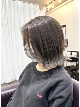 ガーデン ジングウマエ(GARDEN jingumae) 栗原,切りっぱなしボブ,美髪,ピンクブラウングレージュa52