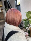 ボブ+ベリーピンク