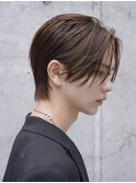 コンマバングコンマヘアメンズボブウルフカットメンズミディ