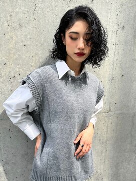 ロンド ロビン 栄(Lond robin) 【Lond robin】清水 美冴 暗髪/ラフパーマ/ナチュラルパーマ