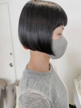 バブ バイネオリーブ(Bab by neolive) ミニボブ/暗髪/ダークアッシュ/髪質改善/艶髪