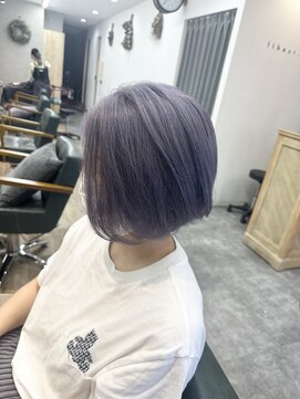 リベストバイジェービー 稲毛(li best. byjb) ワンレン/小顔/ネビージュ/ボブルフ/黒髪/稲毛/稲毛駅