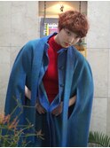 20代30代40代外はねこなれミディアムレイヤー前髪ありウルフボブ