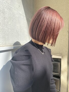 シェノン 赤羽店(CHAINON) 赤羽切りっぱなしボブ冬カラーレッドブラウン2025