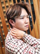 ヒロギンザバーバーショップ 神楽坂店(HIRO GINZA BARBER SHOP)&nbsp;メッシュセンターパート