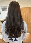 ダークアッシュグレージュ×柔らかロング