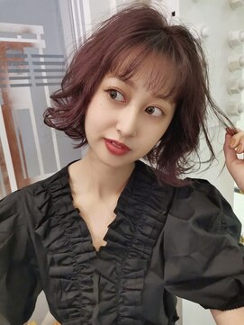 パーク(PARK.umeda) 【大人可愛い】ピンクベージュのナチュラルウェーブ