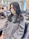 大人気*韓国風ロングレイヤースタイル