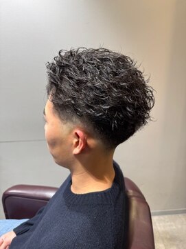 リレーションメンズヘアー(RELATION MEN'S HAIR) スパイキーショートニュアンスパーマ韓国マッシュスペインカール