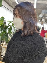 イット(it.) kana 韓国 透け感 ブラウンベージュ