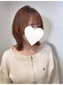 大人可愛い肩上レイヤーボブ×ベージュカラー【カミケン黒岩店】