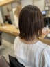 カット＋髪質改善縮毛矯正＋リタッチカラー＋オージュアトリートメント