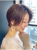〇ミニウルフ黒染め髪質改善縮毛矯正酸性ストレートレイヤー