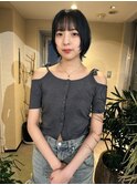 kotaro ショートウルフにブルーブラック