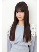 ヴァンカウンシル 豊橋店(Van Council)&nbsp;顔周りデザインで魅せる可愛いロングストレート