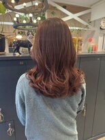 コスタ オブ リシェール(The COSTA of RICHAIR)&nbsp;レッドブラウン/オレンジブラウン/暖色カラー/韓国ヘア/越谷