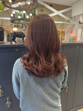 コスタ オブ リシェール(The COSTA of RICHAIR) レッドブラウン/オレンジブラウン/暖色カラー/韓国ヘア/越谷