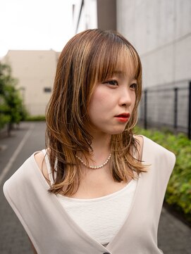 ホロン 池袋(HOLON) 池袋HOLON【ミディアムレイヤー/外ハネボブ/ハッシュカット】