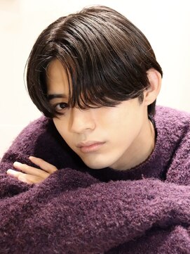 ルーシー 川越(LUCEY) センターパートフェザーパーマシャドウパーマメンズパーマ